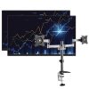 Dual 23" Full HD Monitor with Desk Mount Arm