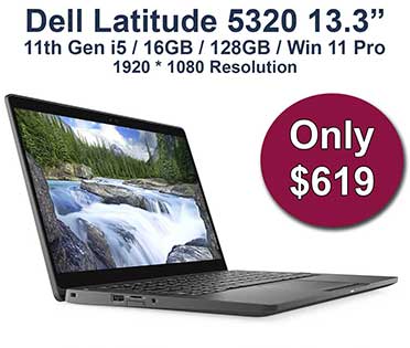 Dell Latitude 5320 only 9