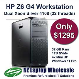 HP Z6 G4 Tower with Windows 11 Pro