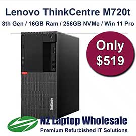 Lenovo ThinkCentre M720t Tower with Windows 11 Pro