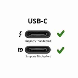 With with USB-C DisplayPort AltMode