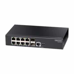 Edgecore 8 x GE + 2 GE SFP Web Smart Pro Switch (Console port, Fanless design)