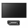 Less than perfect monitor panel with DisplayPort