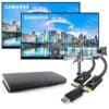 Dual Samsung Monitors