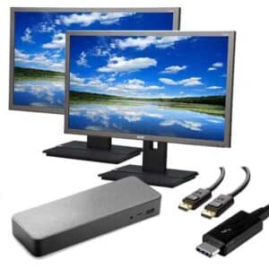 Dual Acer 24" with USB-C Docking Station