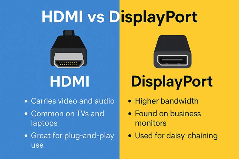 HDMI VS DisplayPort - A Users Guide