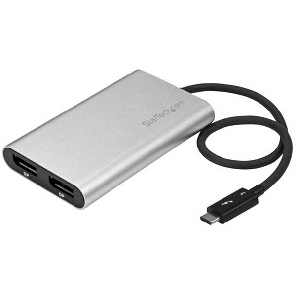 Thunderbolt 3 to Dual DisplayPort Adapter 4K
