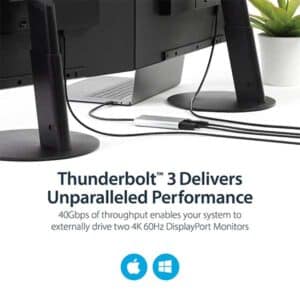 Thunderbolt 3 to Dual DisplayPort Adapter 4K