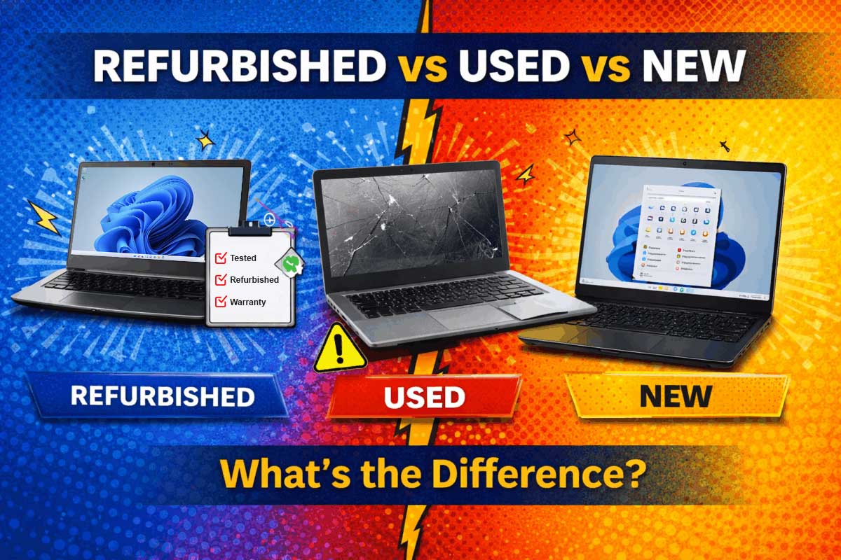 Refurbished vs Used vs New Laptops NZ