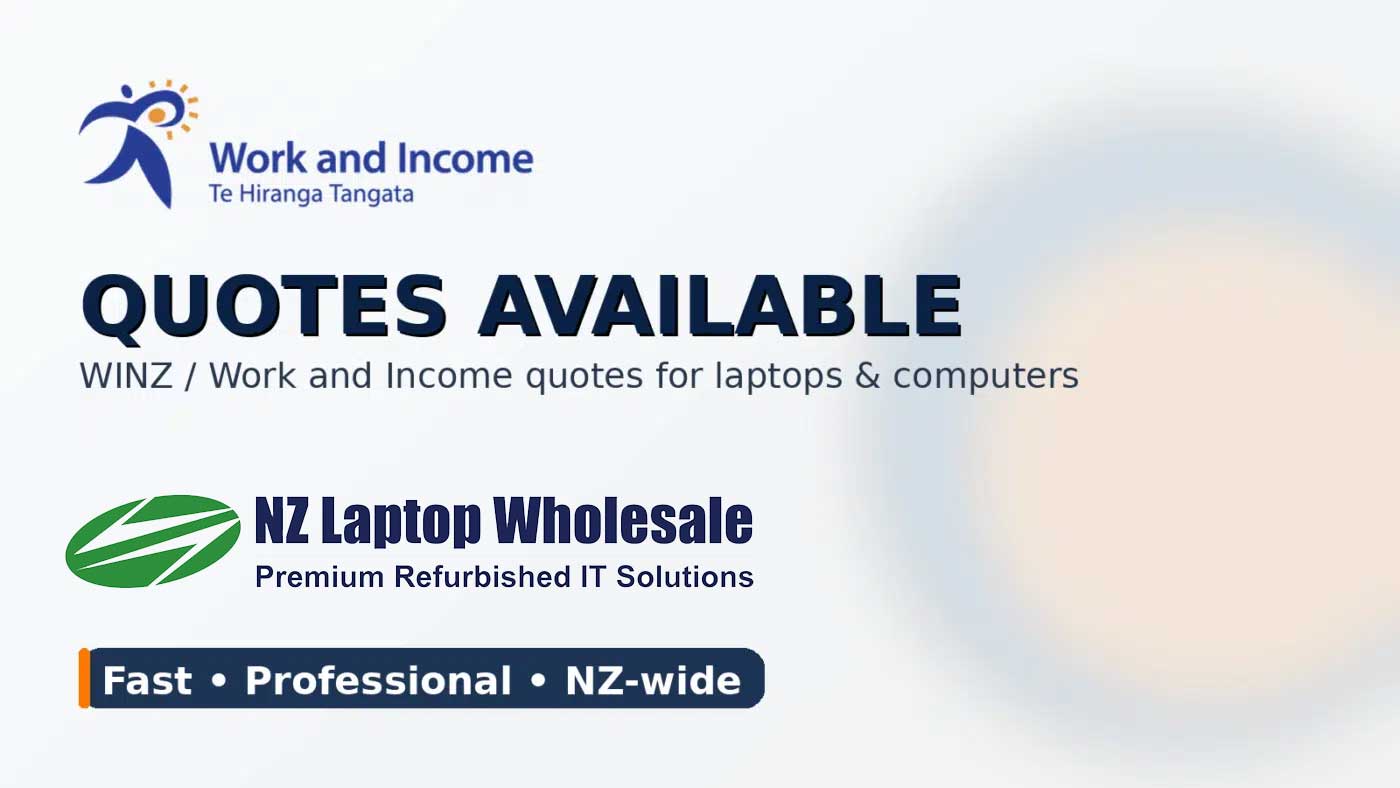 WINZ Quotes Available at NZ Laptop Wholesale