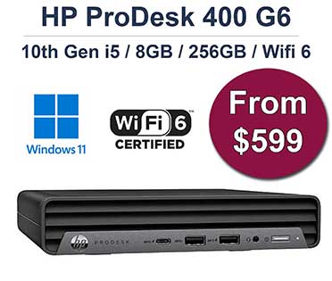 HP ProDesk 400 G5 - Windows 11 Pro Mini