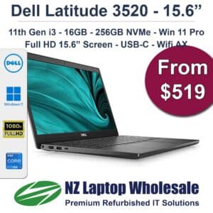 Dell Latitude 3520 for sale at NZ Laptop Wholesale