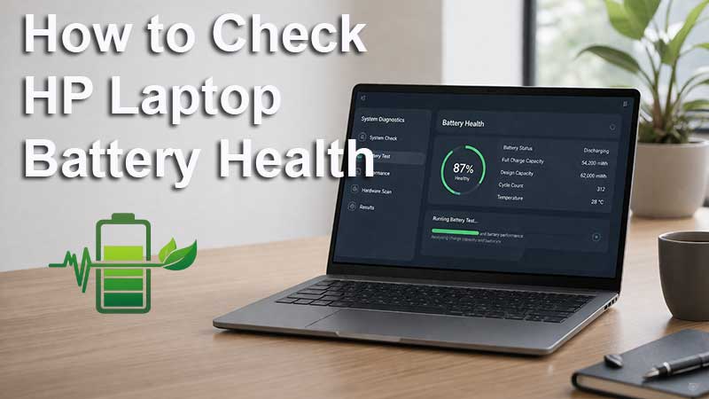How to Check HP Laptop Battery Health