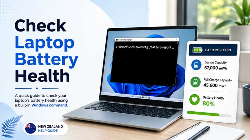 How to test the health of your laptop battery (BatteryReport)