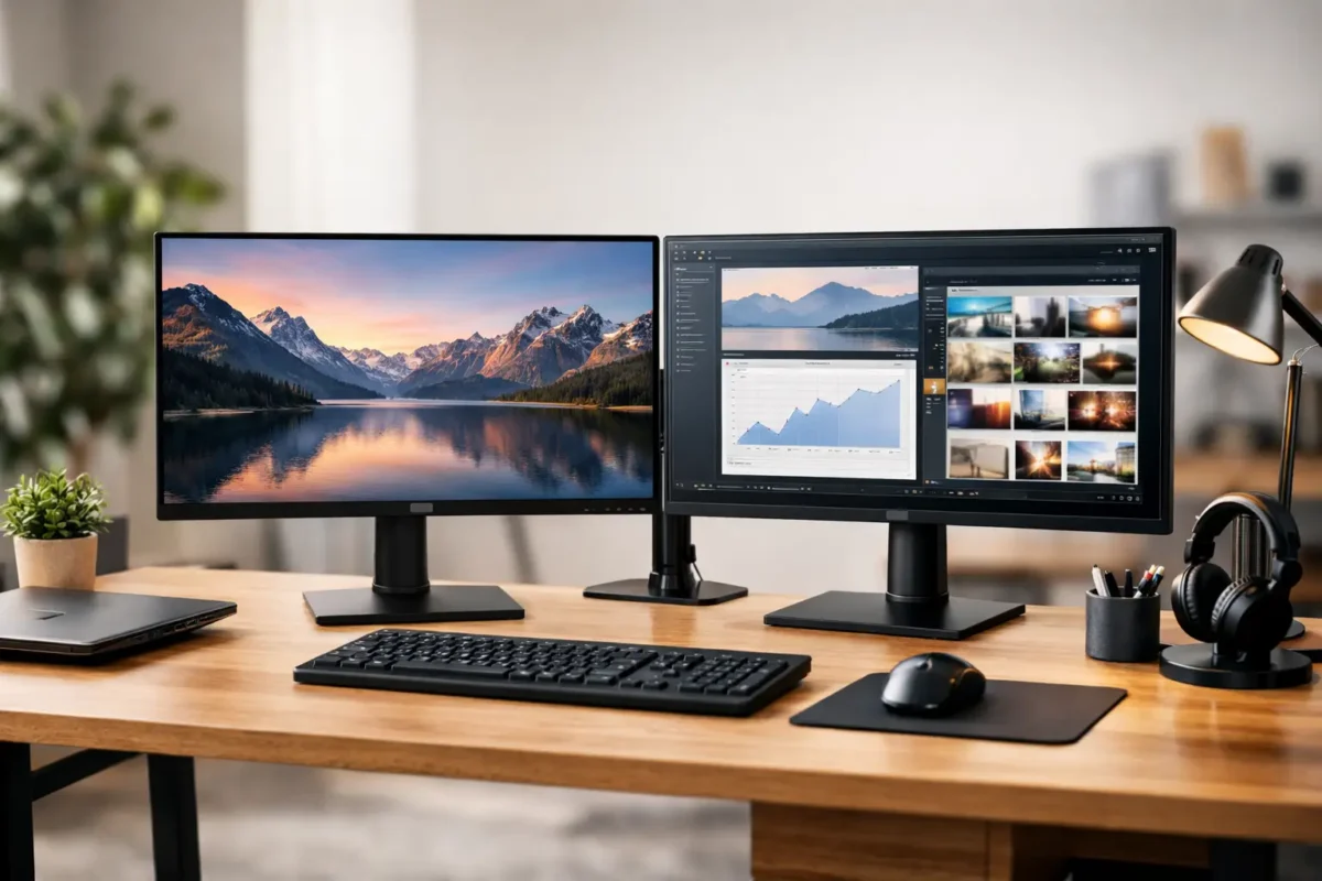 How to Set Up Dual Monitors for Your Desk