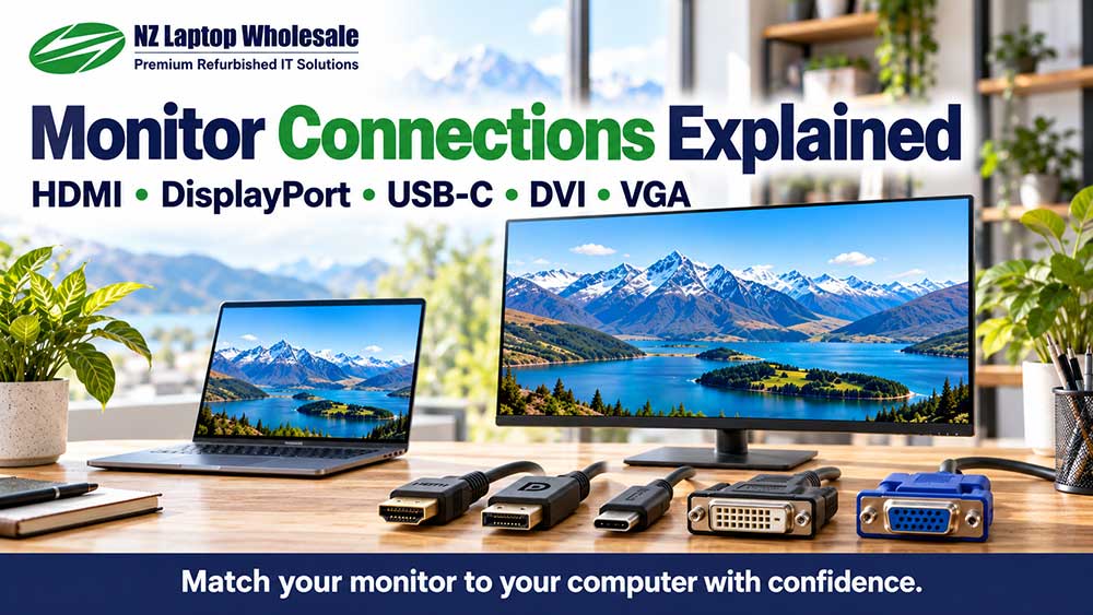 Monitor connections explained