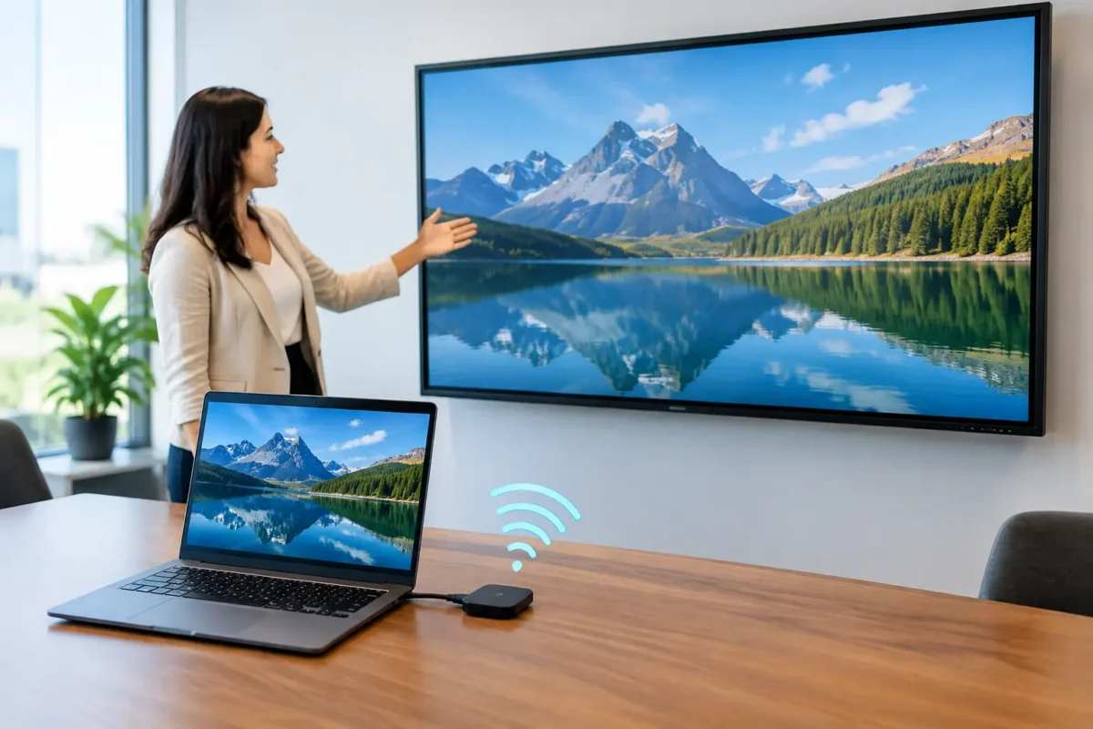How to Connect an Interactive Display Wirelessly